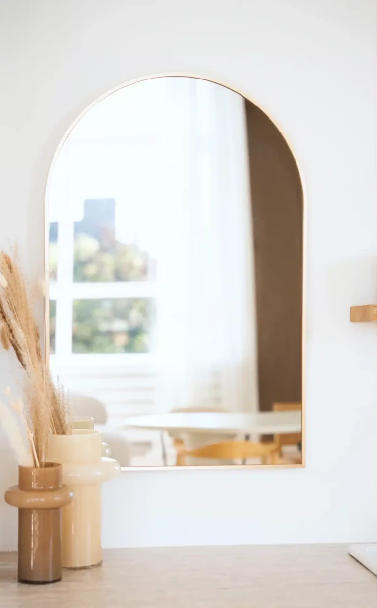 Boogspiegel 90x60 cm.