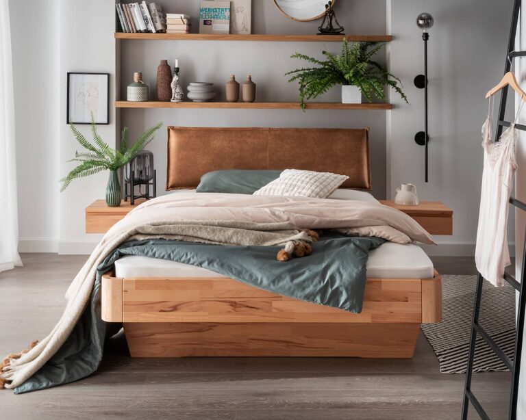 Houten bed Barcelona